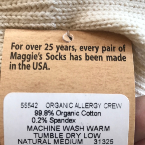 ❤️... Maggie’s Organics Socks - Picture 3 of 3